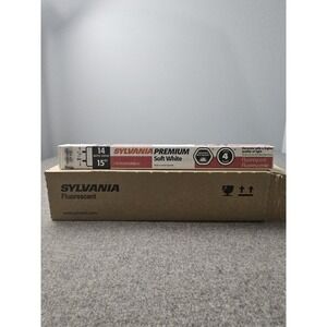 Sylvania Fluorescent Bulbs Premium Soft White 6-Pack F14T12/DSW/RP 14W 15" T12